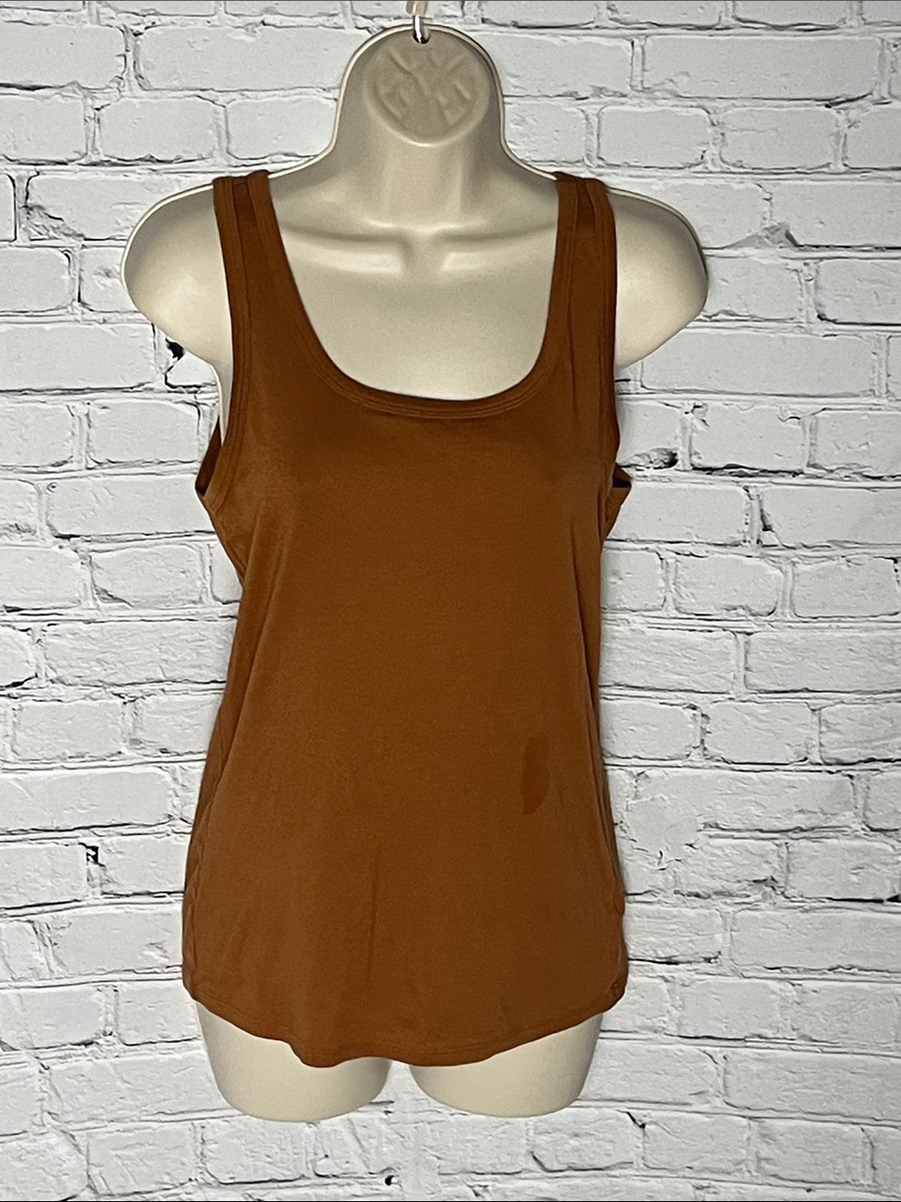 a new day Rust Brown Scoop Neck Tank Top